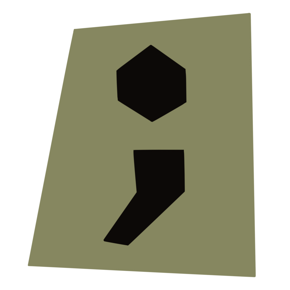 paper style ransom note symbol png