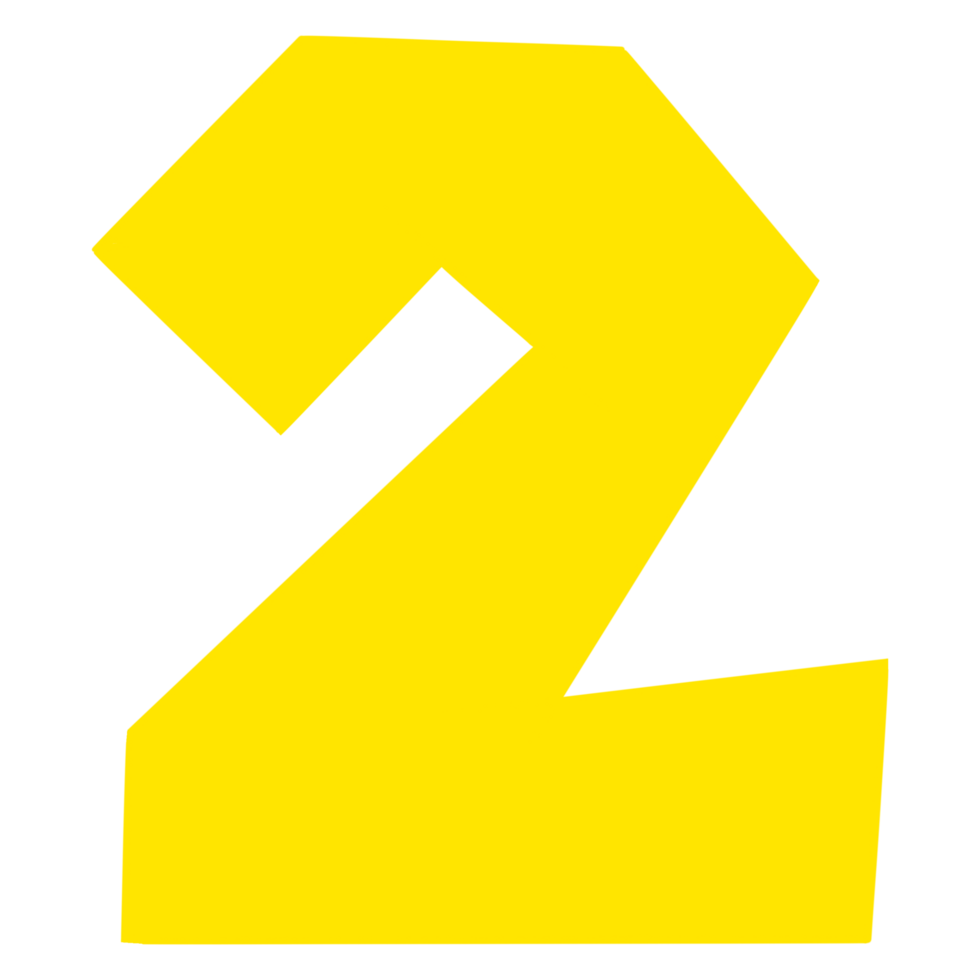 Super game colorful of modern number png