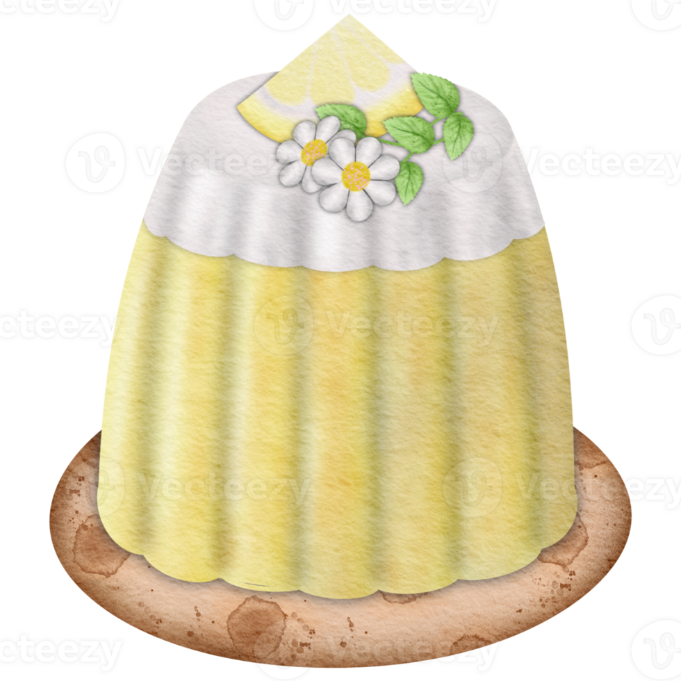 Honey Lemon Pudding png
