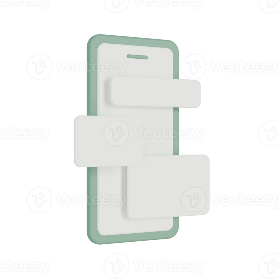 3D Smartphone with frame png