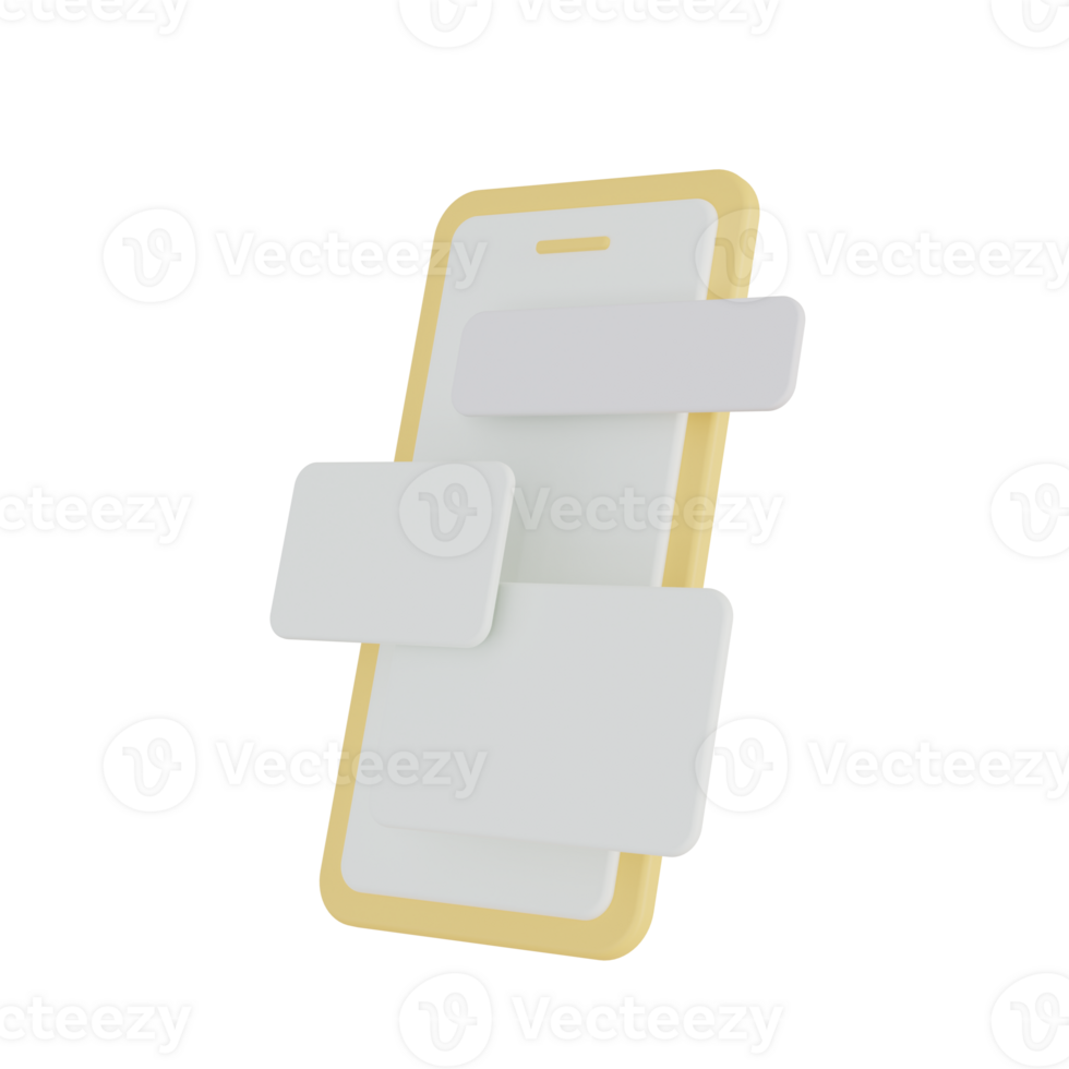 3D Smartphone with frame png