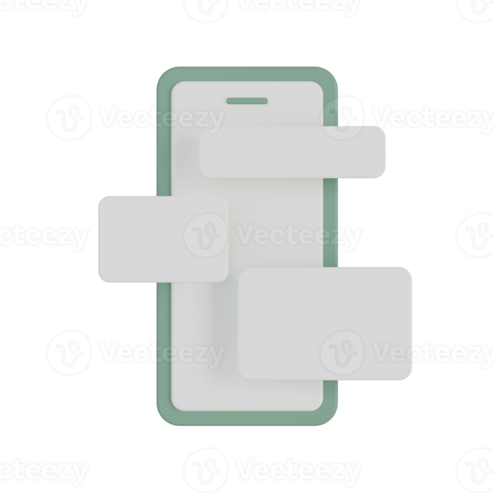 3D Smartphone with frame png