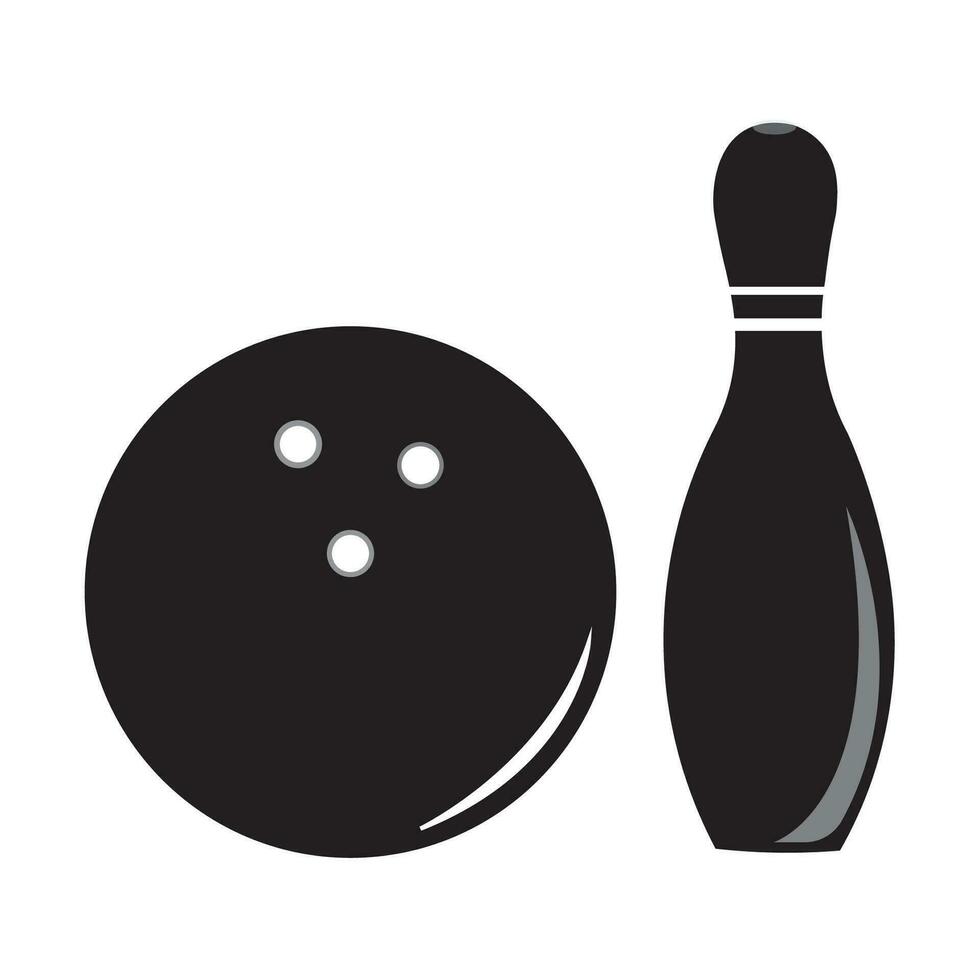 bolos icono logo vector diseño modelo