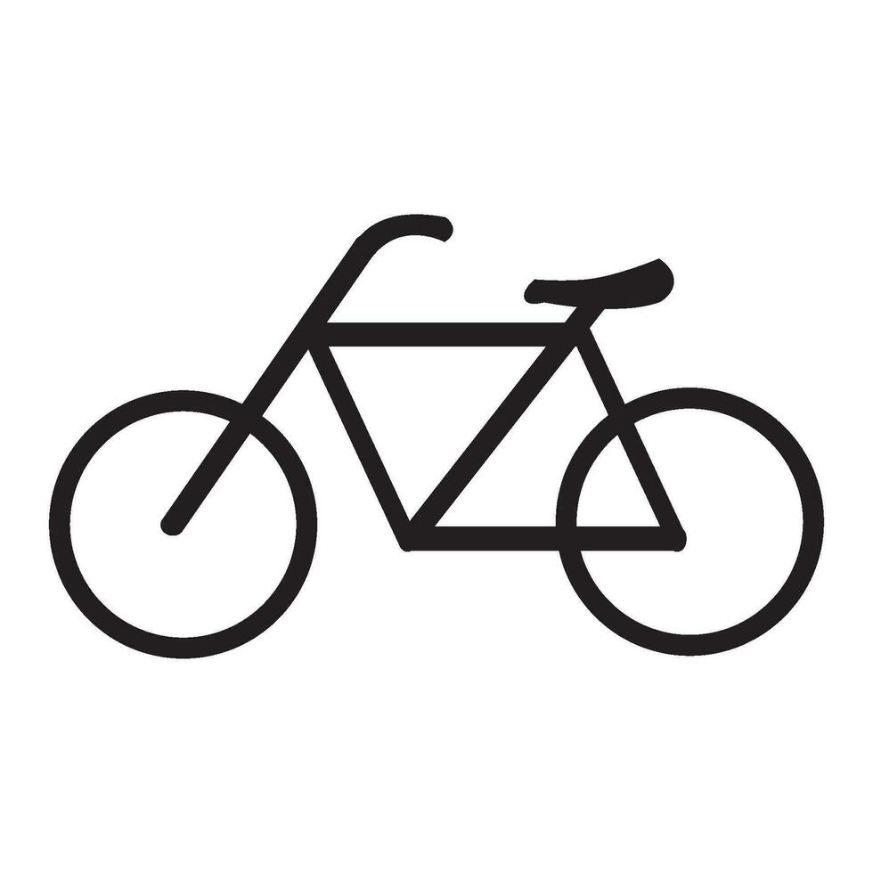 bicicleta icono logo vector diseño modelo