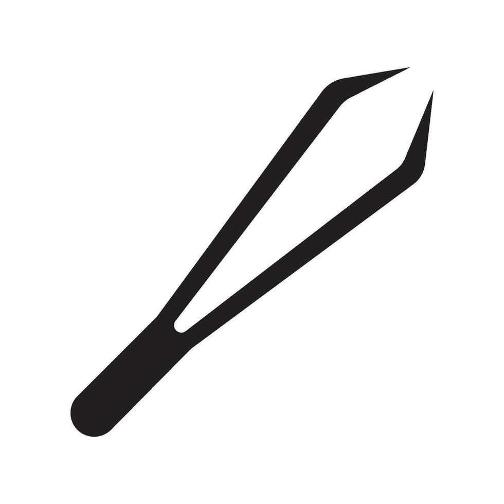 tweezers icon logo vector design template