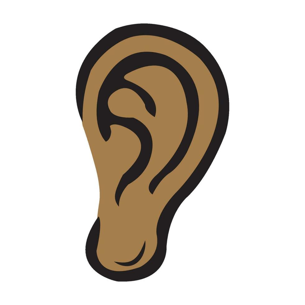 ear icon logo vector design template
