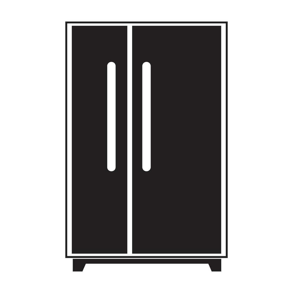 refrigerador icono logo vector diseño modelo