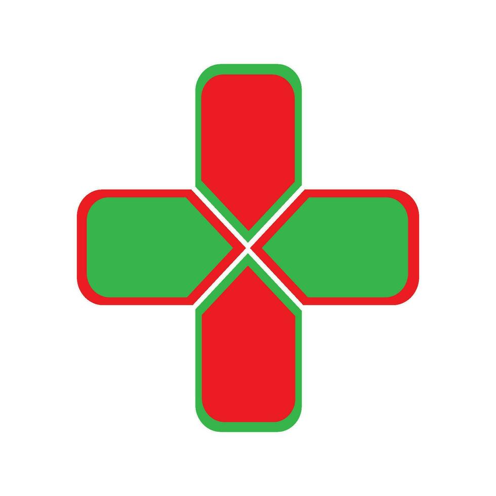 cross logo icon vector design template