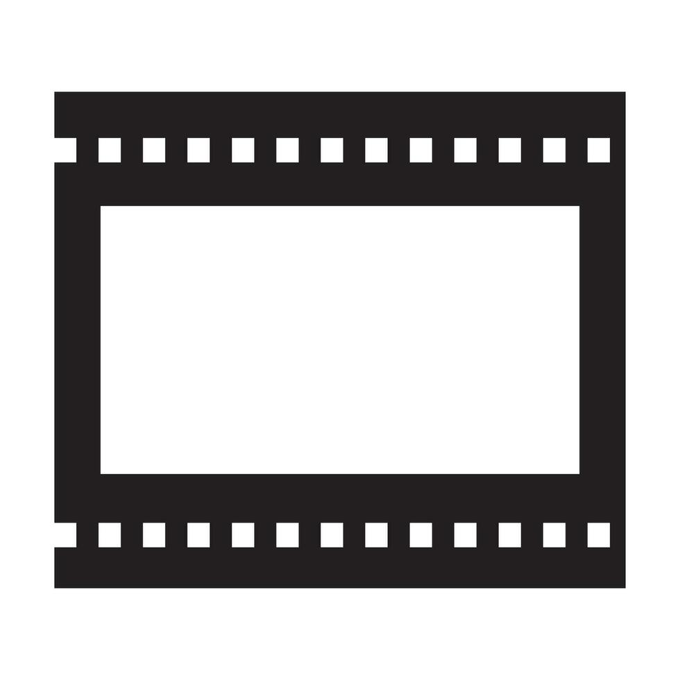 film roll icon logo vector design template