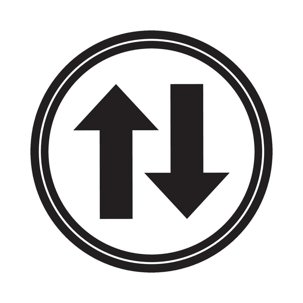 arrow icon logo vector design template
