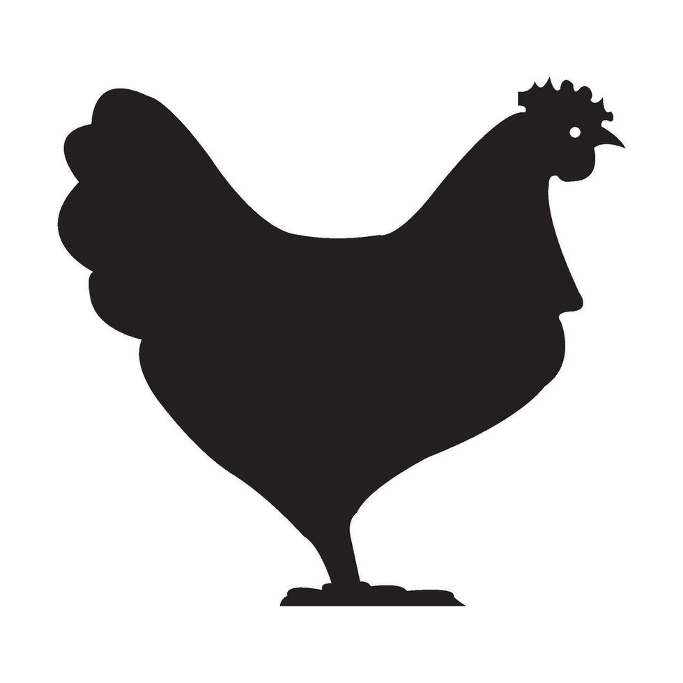chicken icon logo vector design template