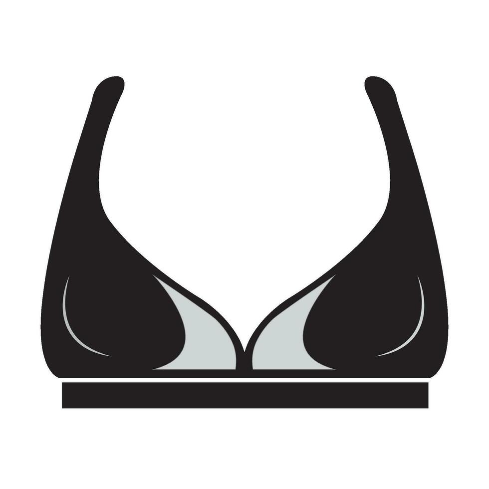 De las mujeres ropa interior icono logo vector diseño modelo