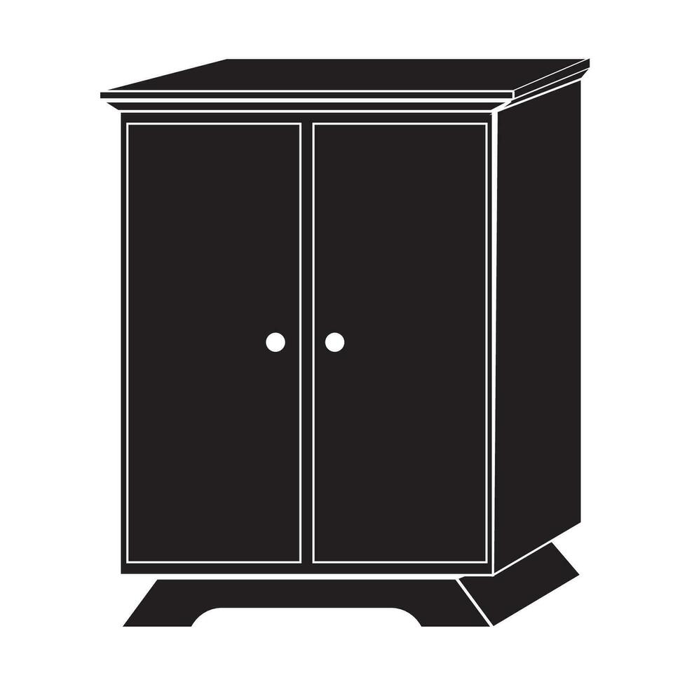 cupboard icon logo vector design template