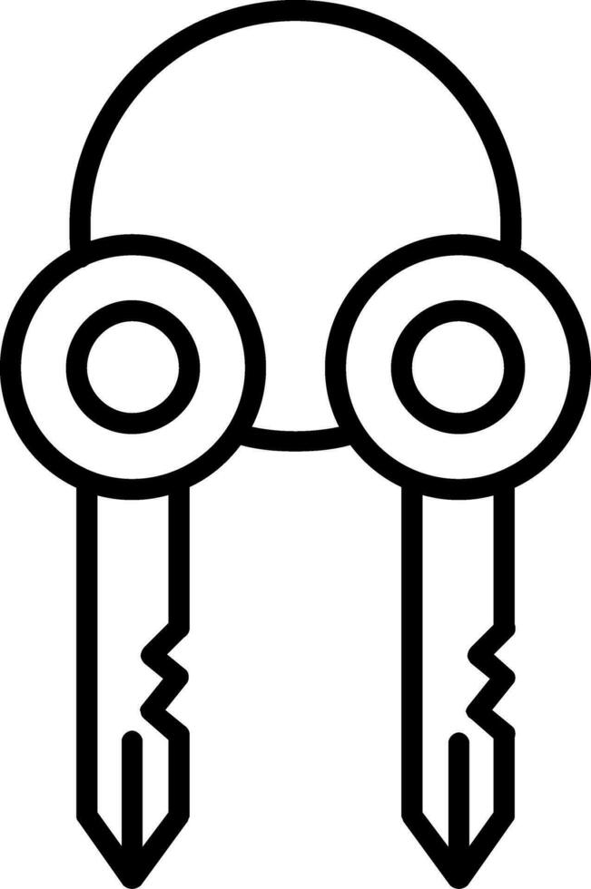 Surrogate Key Vector Icon