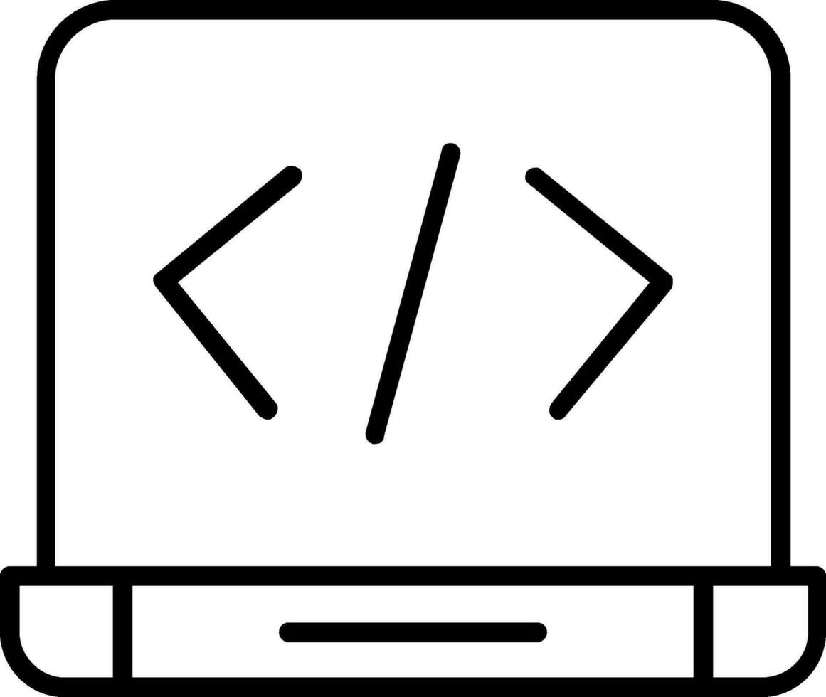 icono de vector de codificación web