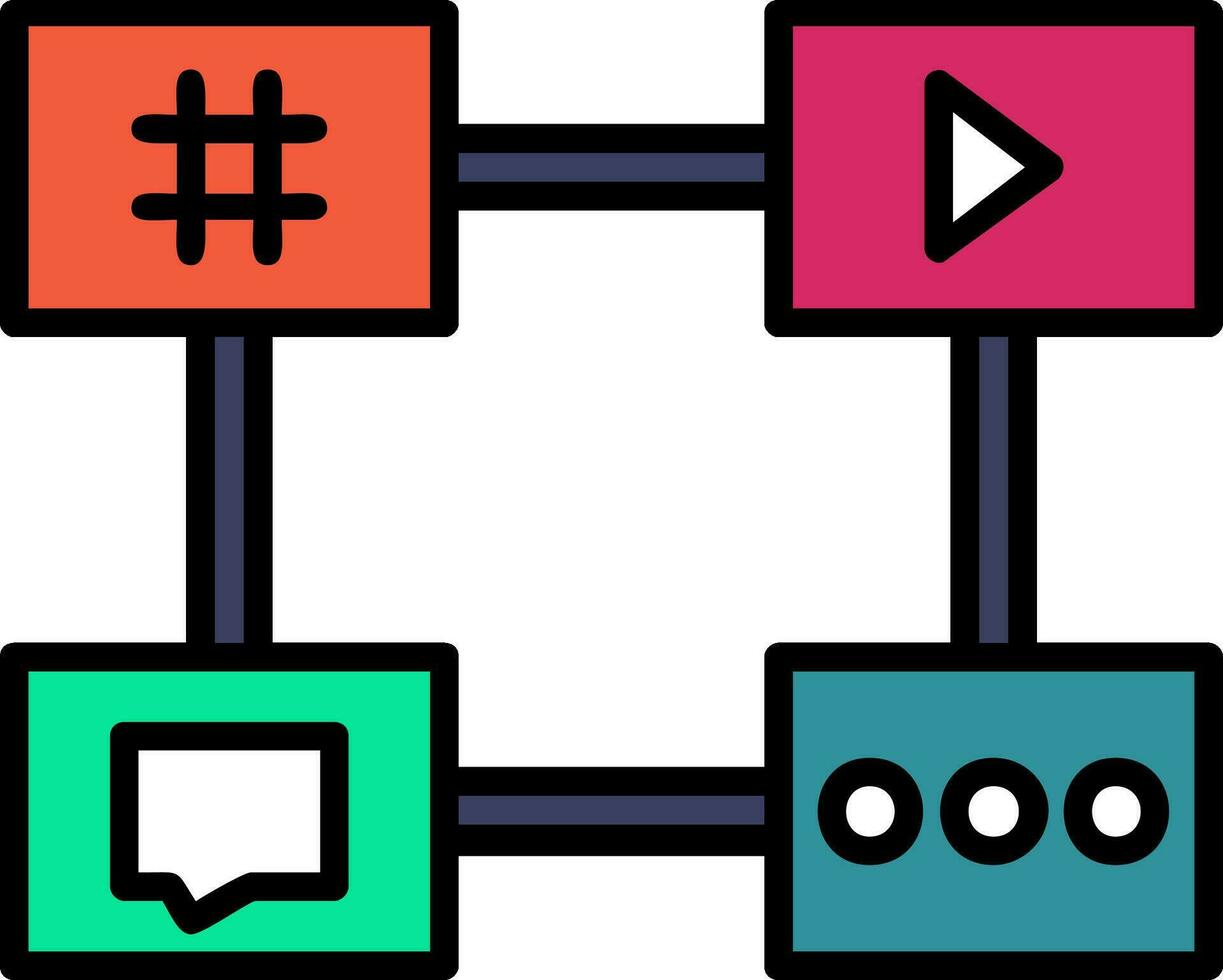 Social Media Vector Icon