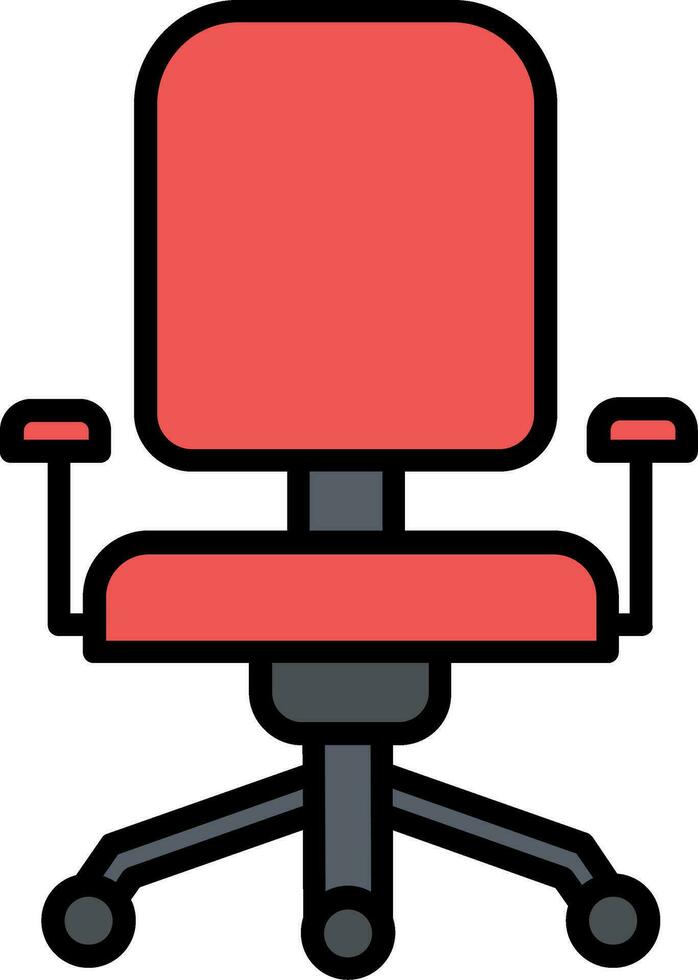 Office Chair Vector Icon