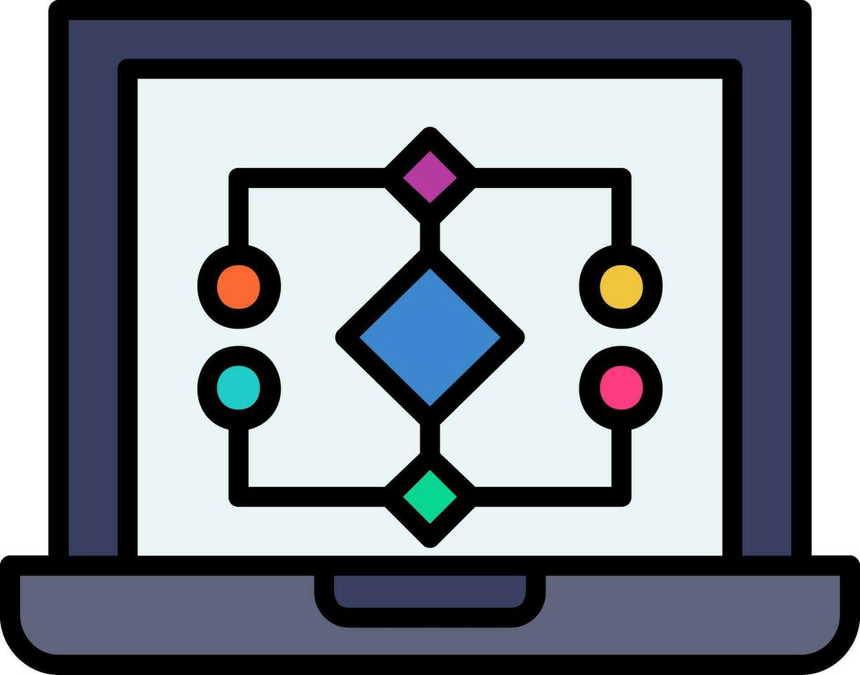 Data Model Vector Icon