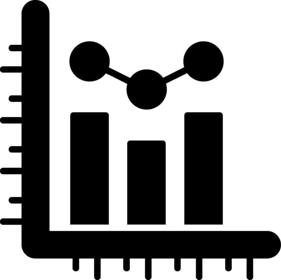 Bar chart Vector Icon