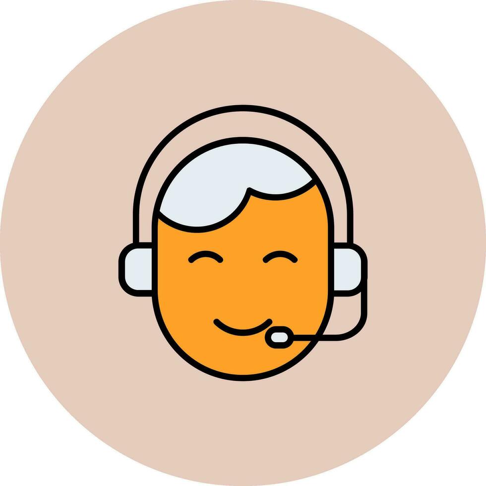 Customer Service Agent Vector Icon