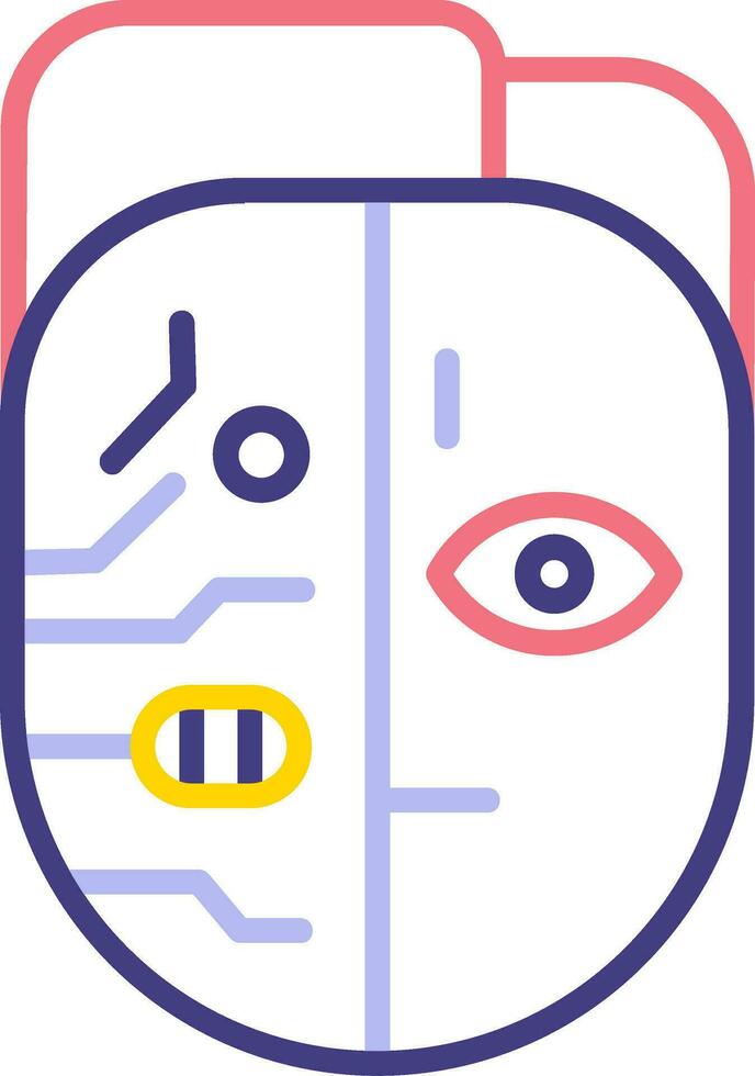 Cyborg Vector Icon