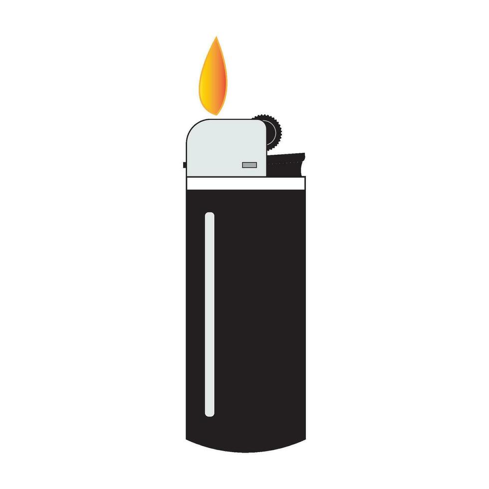 gas lighter icon logo vector design template