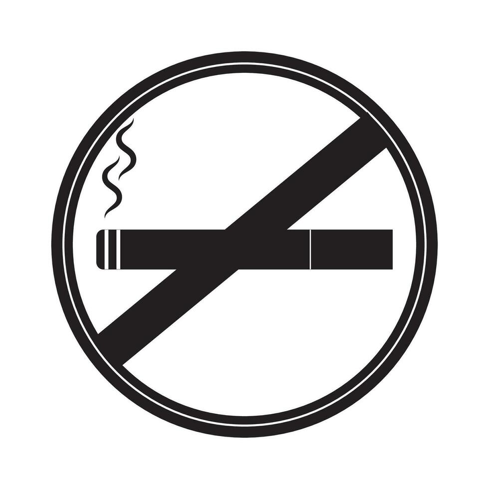 cigarrillo icono logo vector diseño modelo