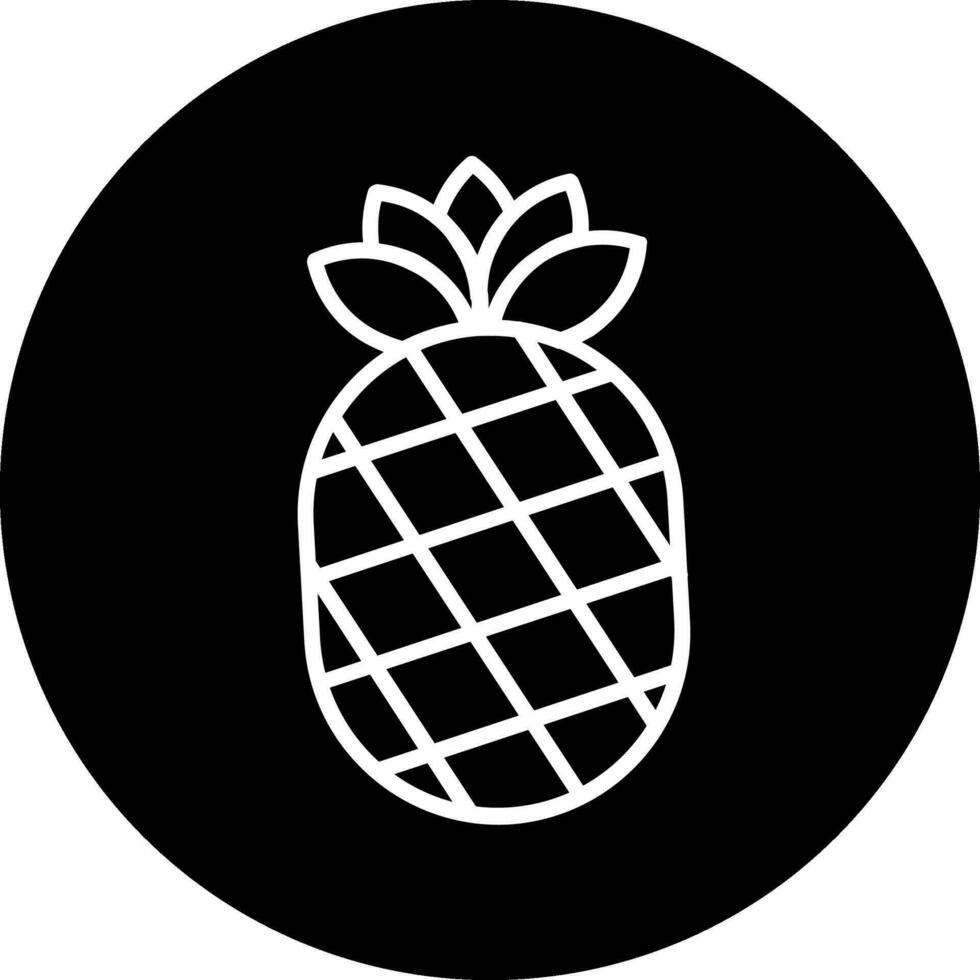 icono de vector de piña