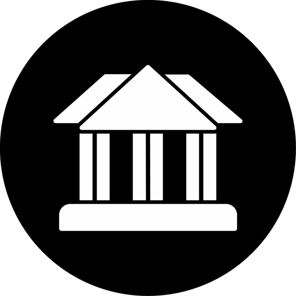 icono de vector de banco