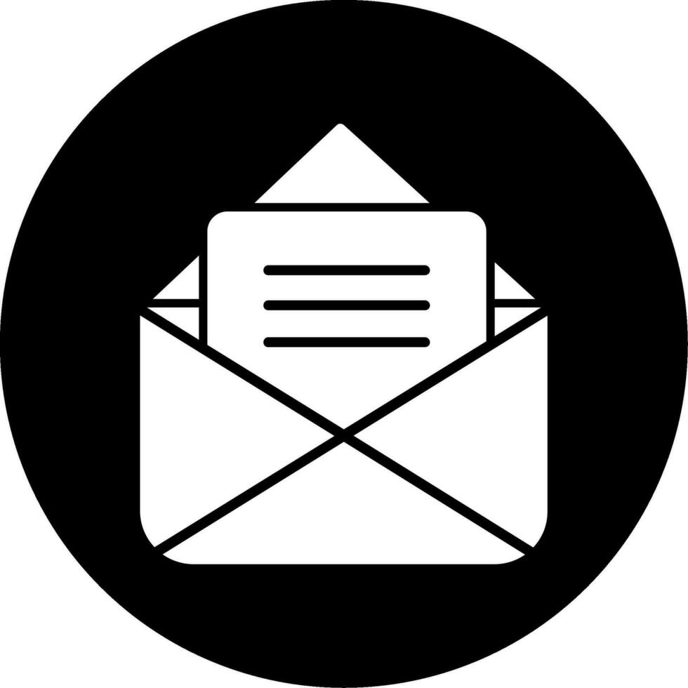 icono de vector de correo electrónico