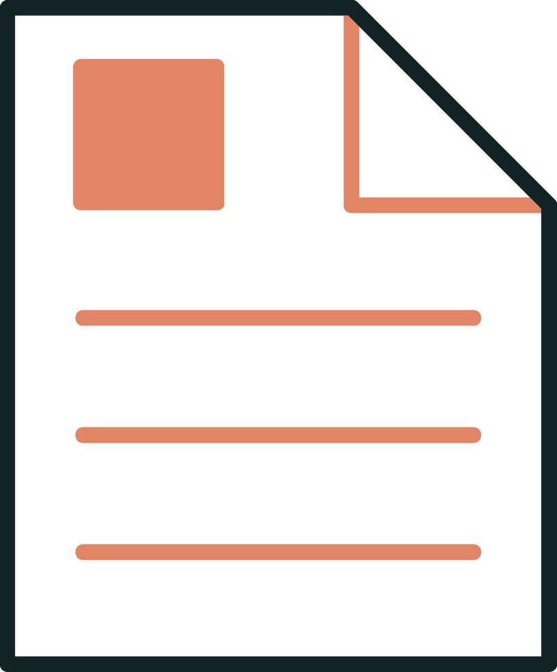 Contact Page Vector Icon