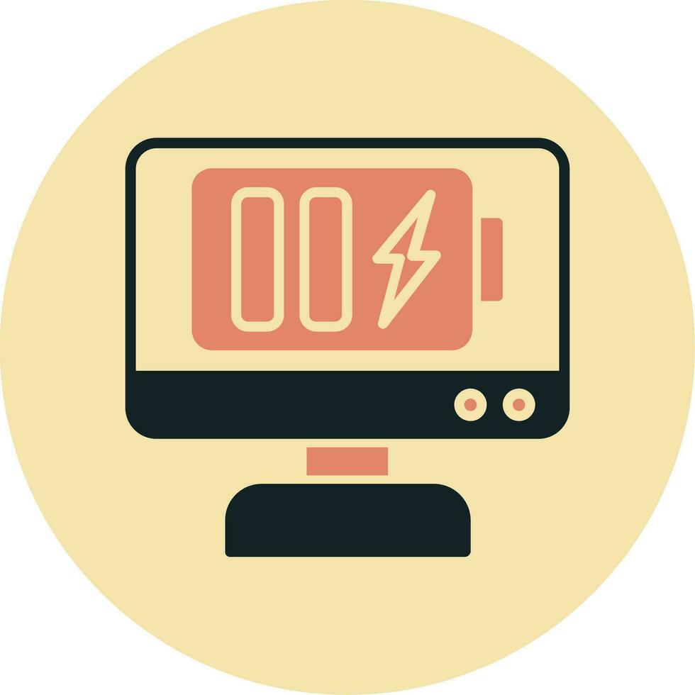 Computer Screen Vector Icon