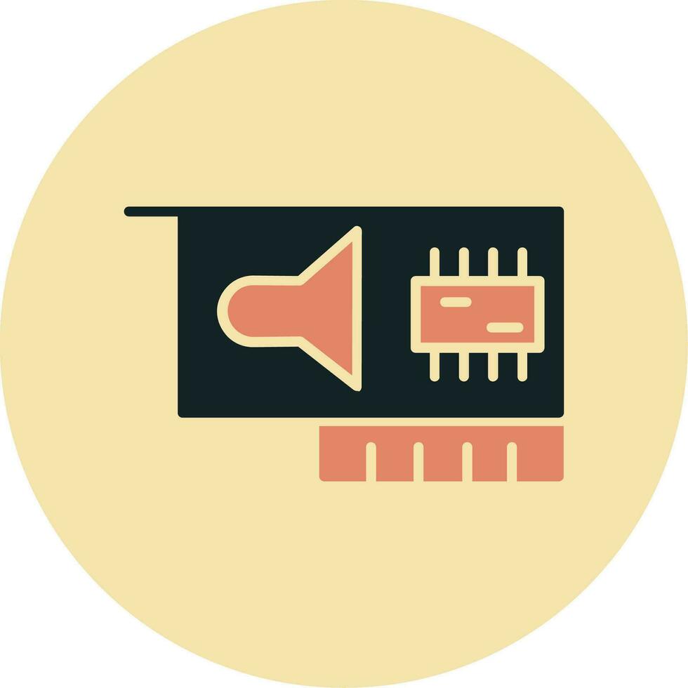 Sound Card Vector Icon