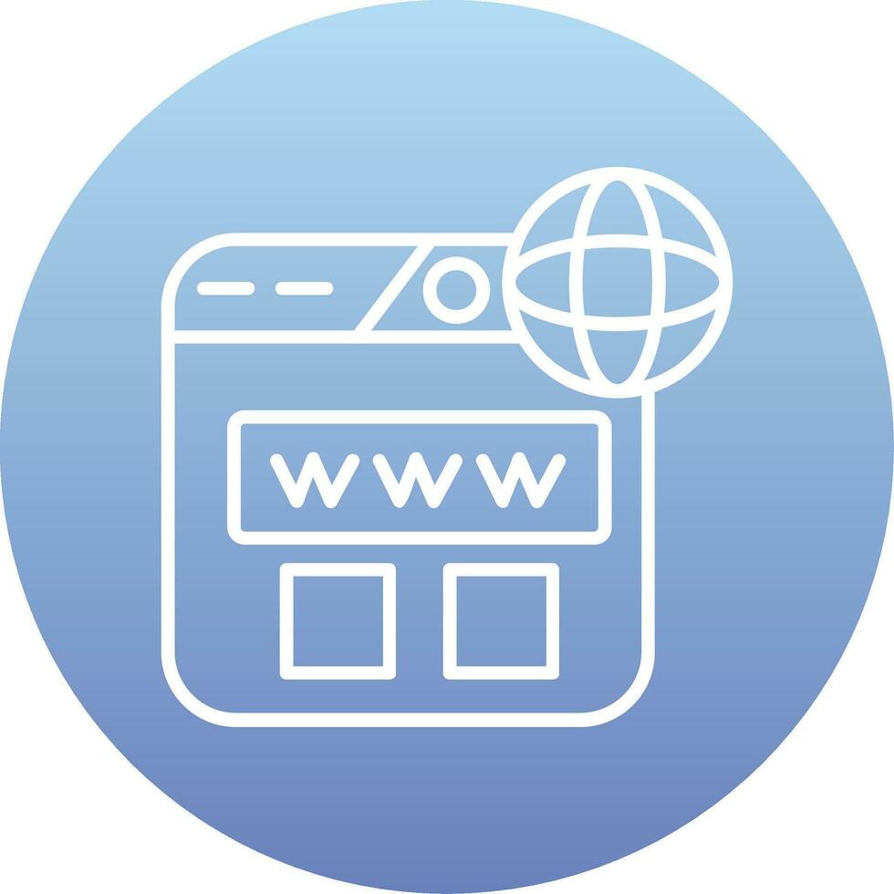 Domain Vector Icon