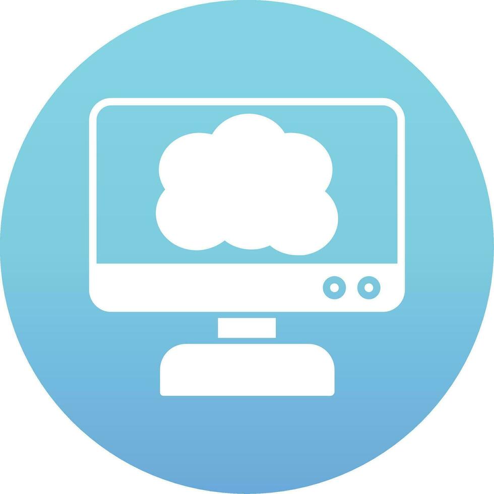 Cloud Computing Vector Icon