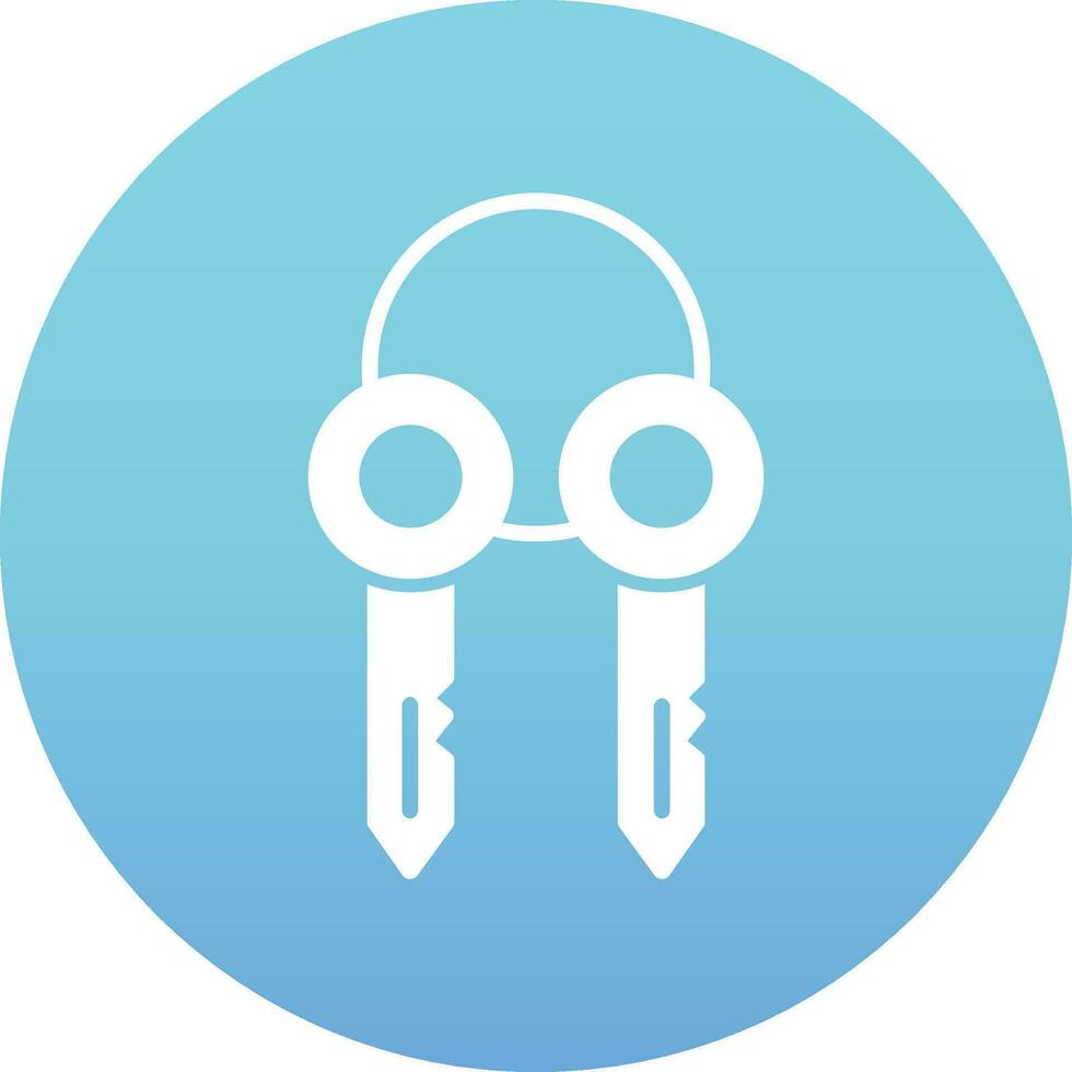 Surrogate Key Vector Icon