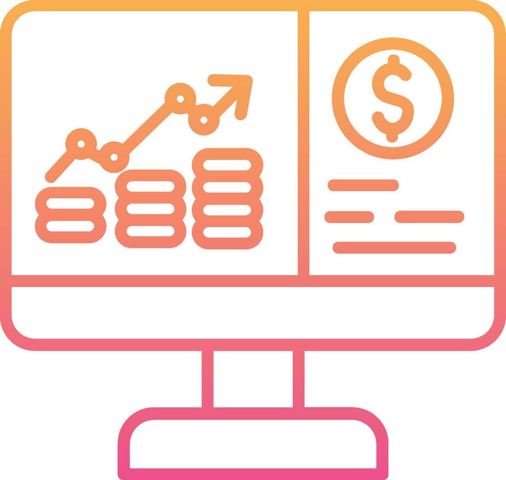 Stock Market Vector Icon