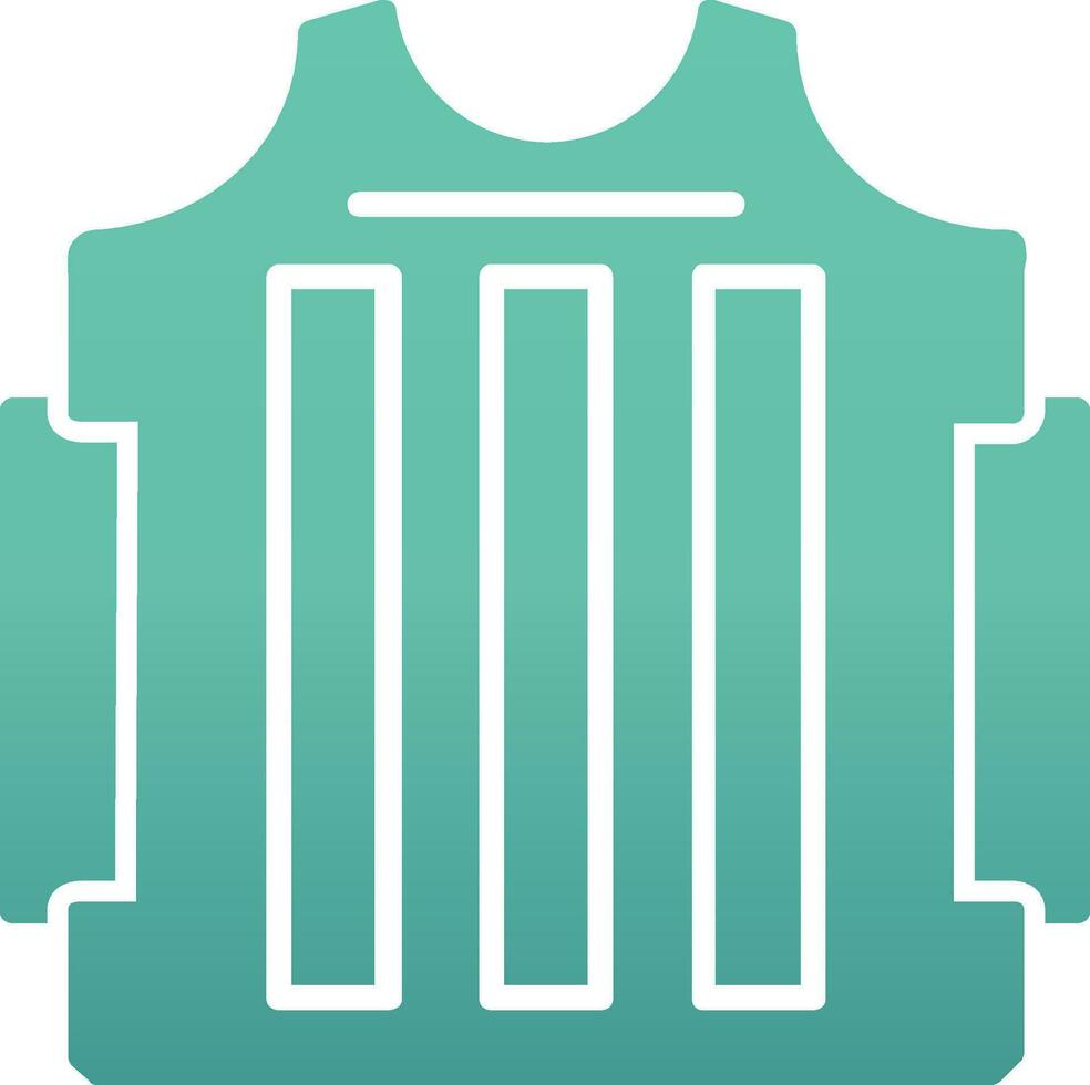 Bulletproof Vest Vector Icon