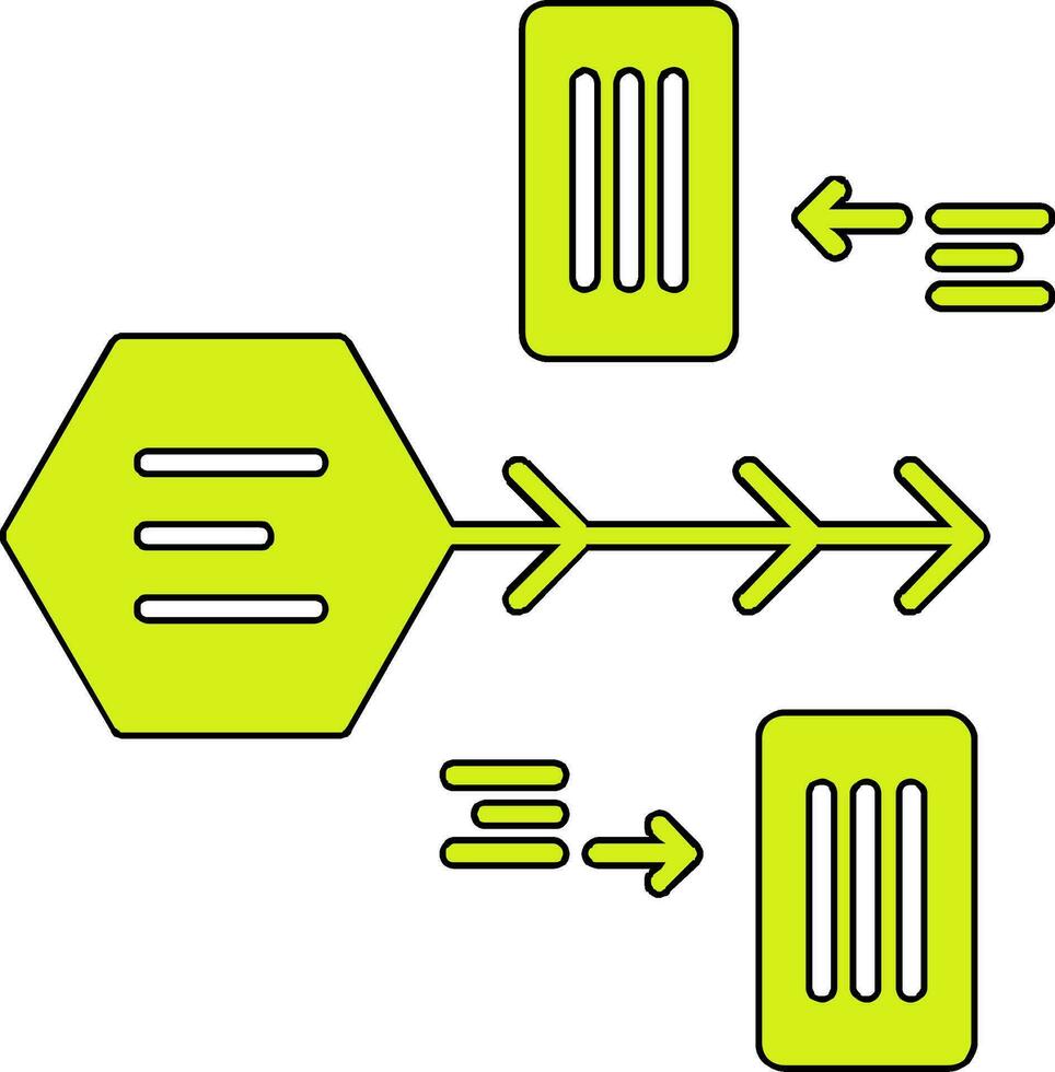 icono de vector de línea de tiempo