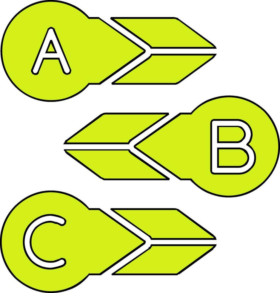 icono de vector de diagrama