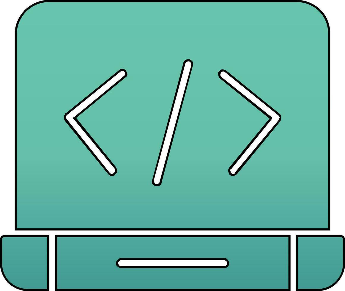 Web coding Vector Icon