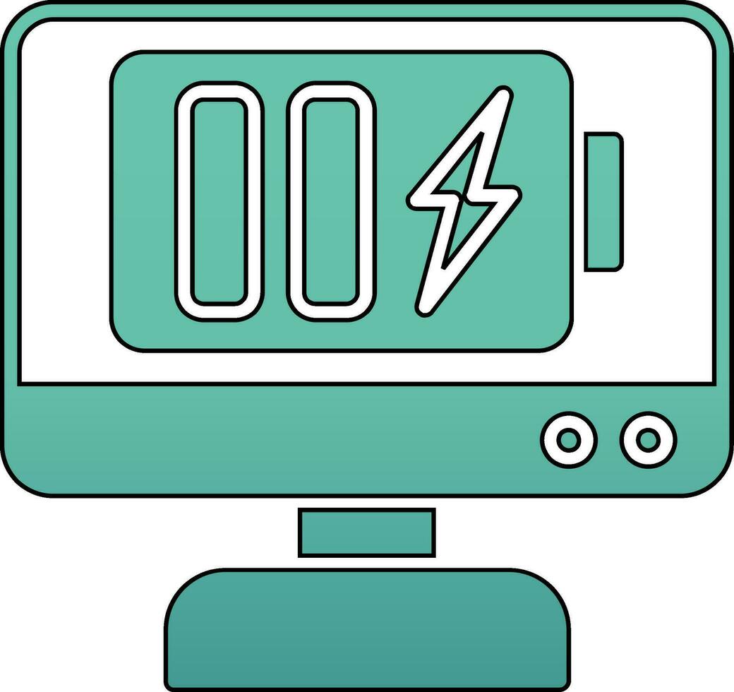 Computer Screen Vector Icon