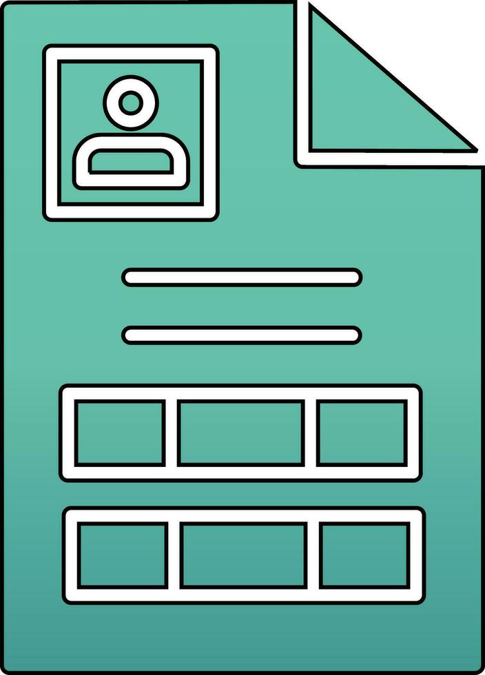 Personial document Vector Icon