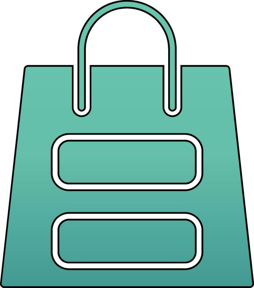 icono de vector de bolsa de compras