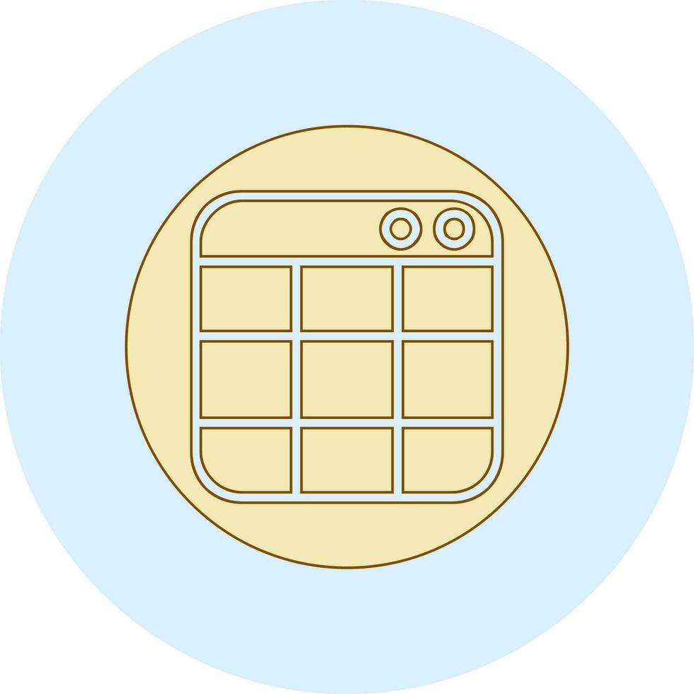 35 - Table Vector Icon