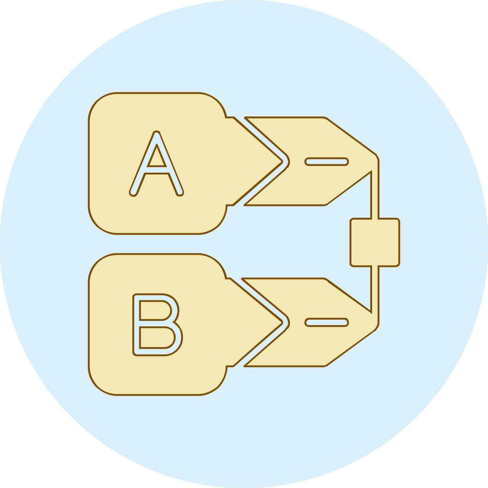 icono de vector de diagrama