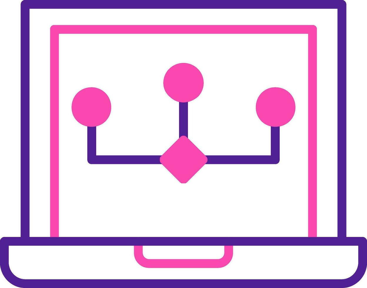 Data Modeling Vector Icon