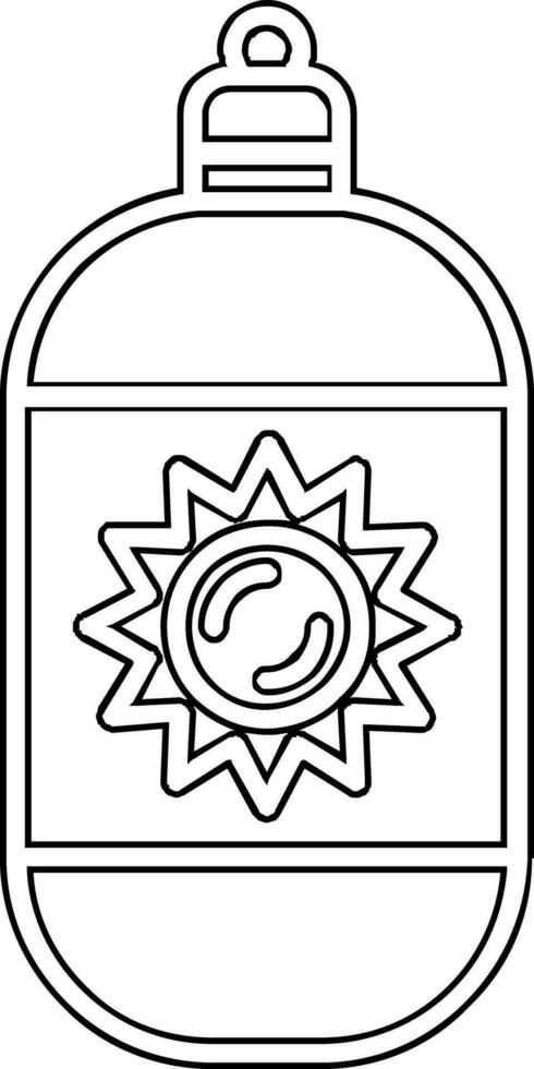 Sun Cream Vector Icon