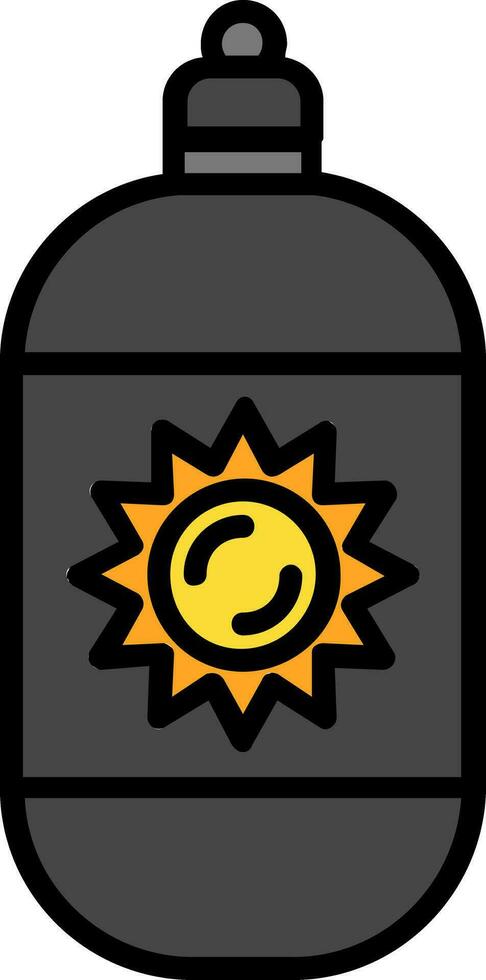 Sun Cream Vector Icon