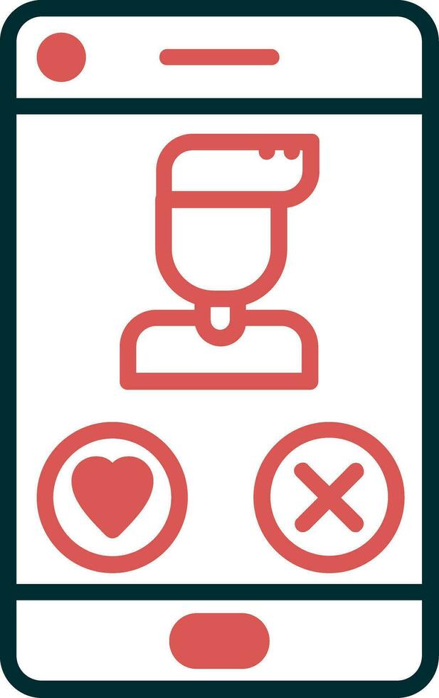 Dating App Vector Icon
